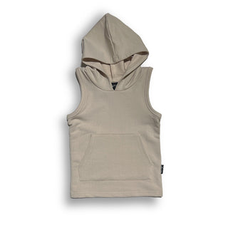 BAMBOO HOODIE TANK- Clay