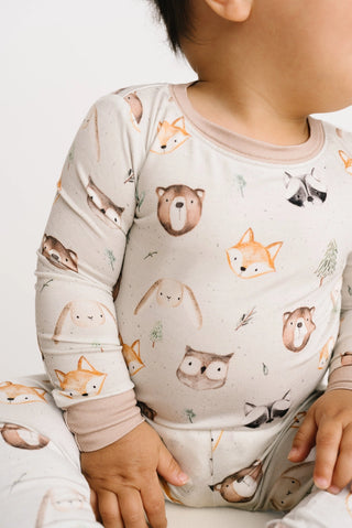 Woodland Friends Bamboo Two Piece Set