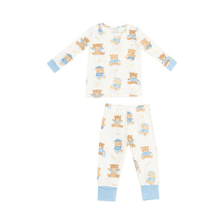 L/S Loungewear Set - Teddy Bears Blue