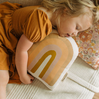 lucky rainbow pillow