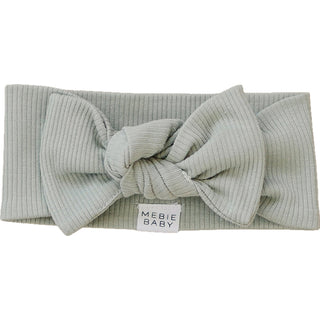 Sage Organic Cotton Ribbed Head Wrap