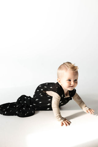 Bamboo Sleep Sack | Midnight Lightning Bolt