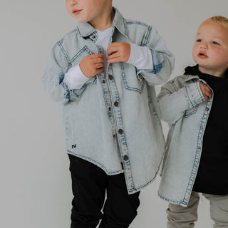 Heritage Denim Shacket | Kids