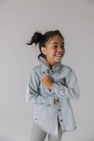 Heritage Denim Shacket | Kids