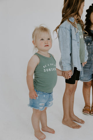 Legacy Tank | "Be a Ray of Sunshine" in Sea Green