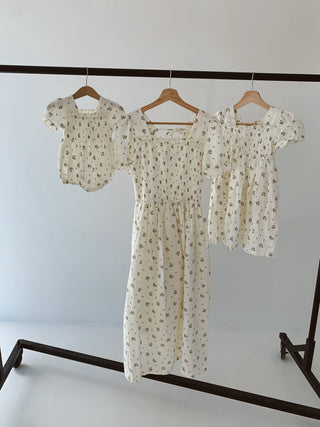 Child & Women's Muslin Dress | Garden Days