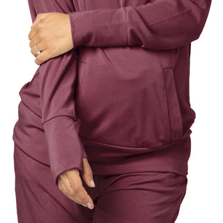 Bamboo Nursing Hoodie | Fig