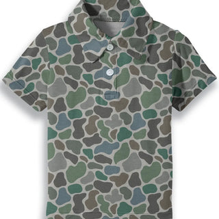 Bamboo Camo SS Polo Shirt