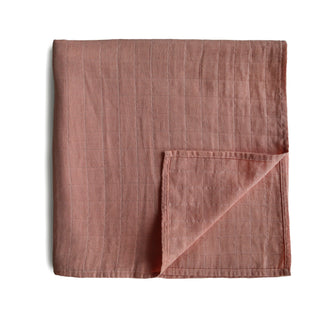 Organic Cotton Muslin Swaddle Blanket