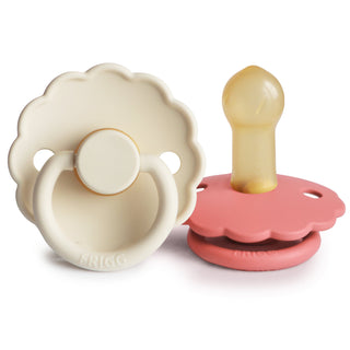 FRIGG Daisy Natural Rubber Pacifier 2-Pack