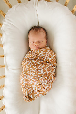 Gingerbread Stretch Swaddle