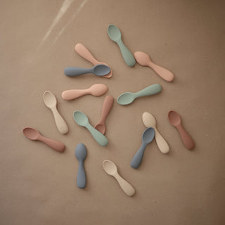 Silicone Toddler Starter Spoons 2-Pack