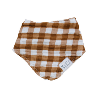 Gingham Muslin Bandana Bib