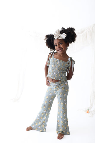 EXCLUSIVE PEEPIN' IT REAL DREAM SMOCKED FLARE SET