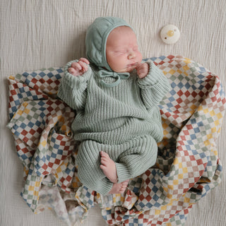 Organic Cotton Muslin Swaddle Blanket