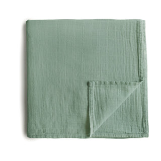 Organic Cotton Muslin Swaddle Blanket