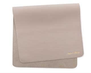 Vegan Leather Changing Mat | Grey