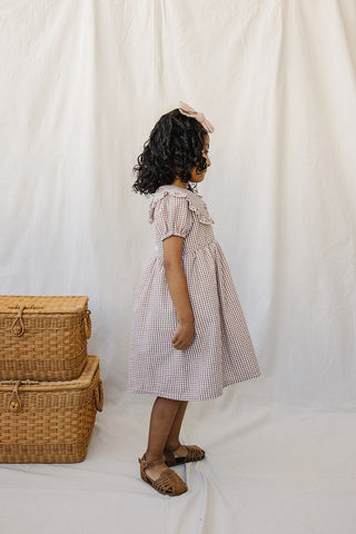 Gingham Peter Pan Collar Dress