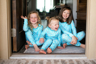 Aqua Popsicles Long Sleeve Pajama Set (6M-12Y)