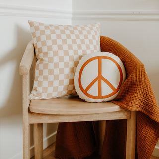 peace sign pillow