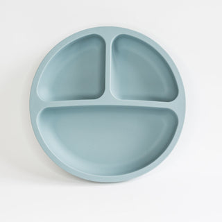 Duck Egg Blue Silicone Suction Plate