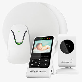 Babysense 7 & V24: Video Baby Monitor with Breathing Motion Detection & Safety Alerts Bundle