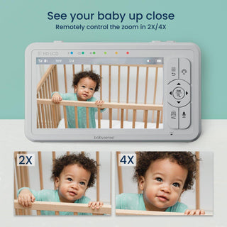 Babysense True Sleep: Video Baby Monitor with Breathing Motion Detection & Safety Alerts, 1 or 2 Cameras