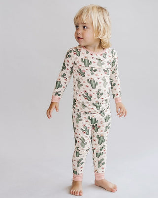 Bamboo Two Piece Set | Cactus Flowers