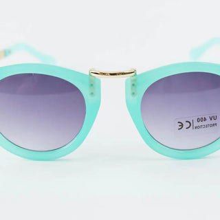 Toddler & Kid Gold Accent Sunglasses - Teal