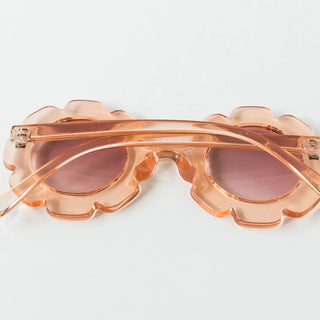 Toddler & Kid Daisy Sunglasses - Clear Peach