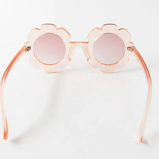 Toddler & Kid Daisy Sunglasses - Clear Peach