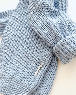 Chunky Knit Sweater | Blue