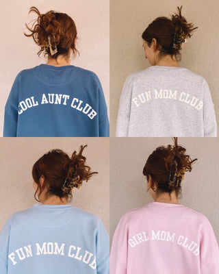 fun mom club crewneck