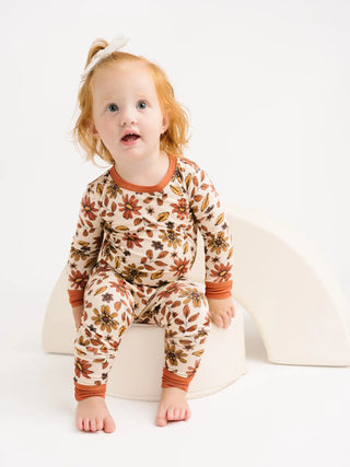 Cozy Fall Floral Bamboo Set