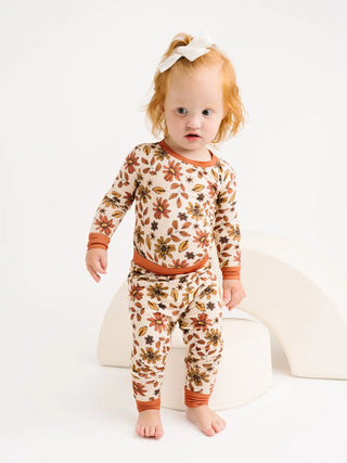 Cozy Fall Floral Bamboo Set