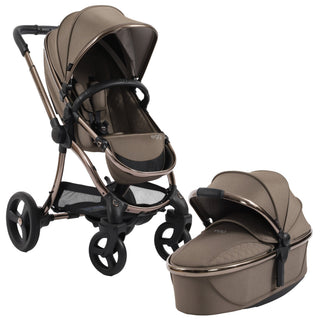 egg3® Stroller & Carry Cot in Mink Bundle