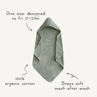 Organic Cotton Baby Hooded Towel