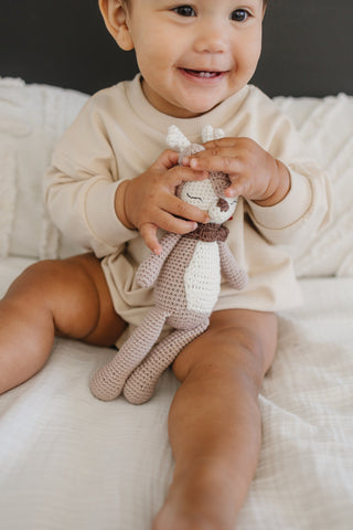 Crocheted Reindeer Doll