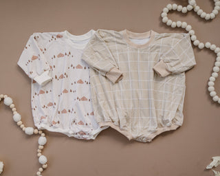 Cozy Cabins Bamboo Bubble Romper