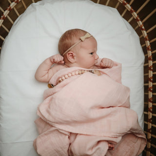 Organic Cotton Muslin Swaddle Blanket