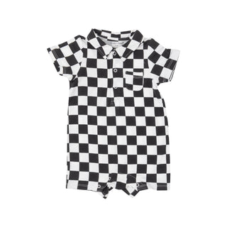 Polo Shortie - Checkerboard