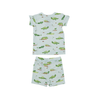 Short Lounge Wear Set - Alligators