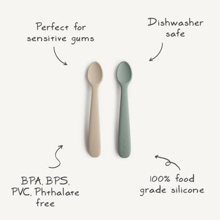 Silicone Feeding Spoons 2-Pack