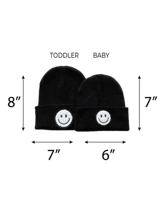 Smiley Beanie | Black