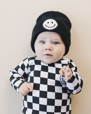 Smiley Beanie | Black