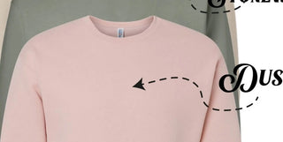This Mama Prays Embroidered Sweatshirt- Dusty Pink