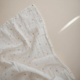 Organic Cotton Muslin Swaddle Blanket