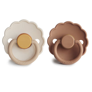 FRIGG Daisy Natural Rubber Pacifier 2-Pack