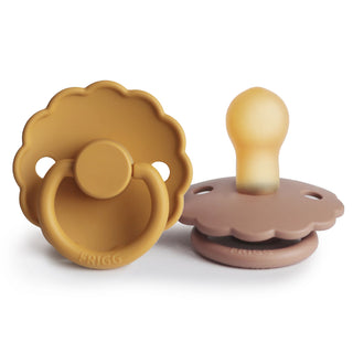 FRIGG Daisy Natural Rubber Pacifier 2-Pack