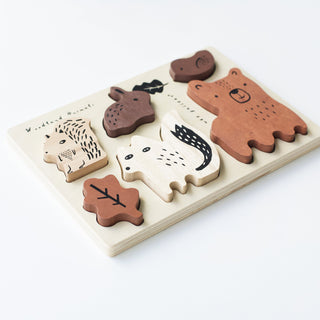 Wooden Tray Puzzle - Woodland Animals - 2nd Edition